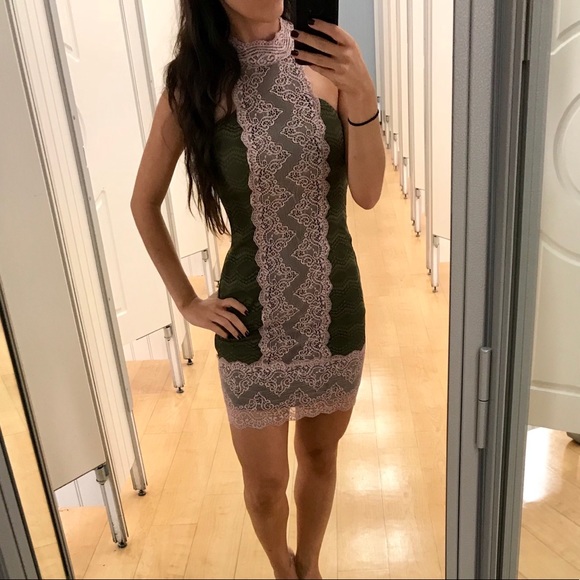NWOT Free People Natasha Lace Bodycon Dress - Picture 1 of 5